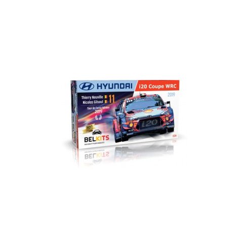 BELKITS 1/24 Hyundai i20 Coupe WRC "Tour de Corse 2019" T.Neuville / N.Gilsoul