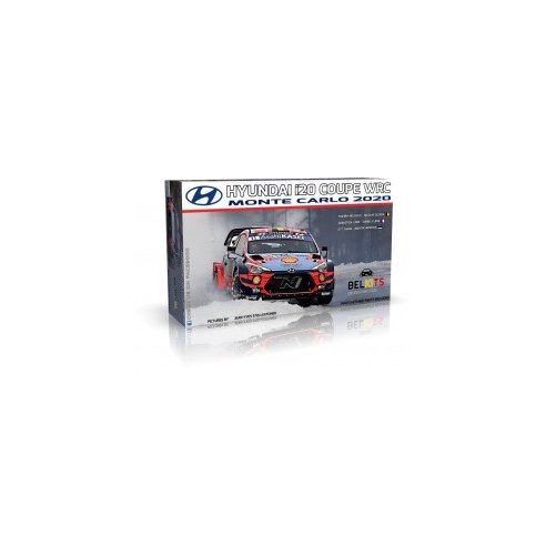 BELKITS 1/24 Hyundai i20 Coupe WRC "Monte Carlo 2020" Neuville / Loeb / Tanak