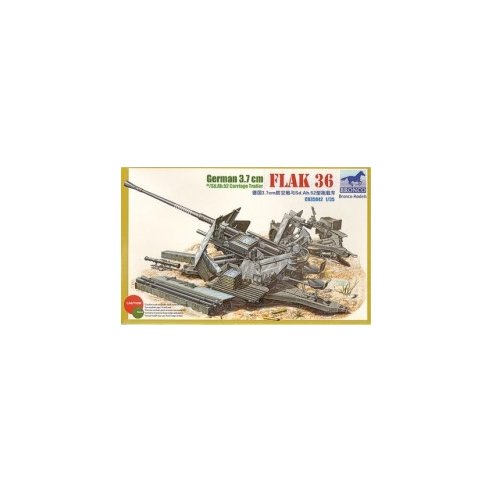 BRONCO 1/35 German 3.7cm Flak36