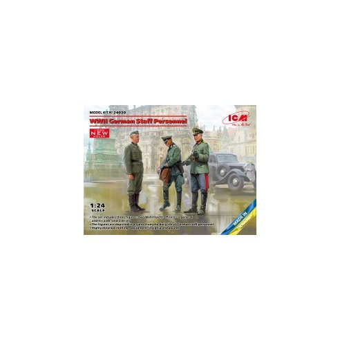 ICM 1/24 WWII German Staff Personnel (100% new molds)