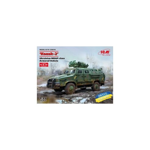 ICM 1:35 ''Kozak-2'', Ukrainian MRAP-class Armored Vehicle (100% new molds)