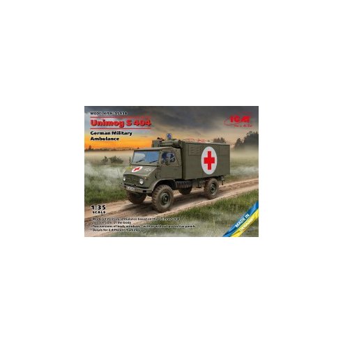 ICM 1/35 Unimog S 404, German Military Ambulance