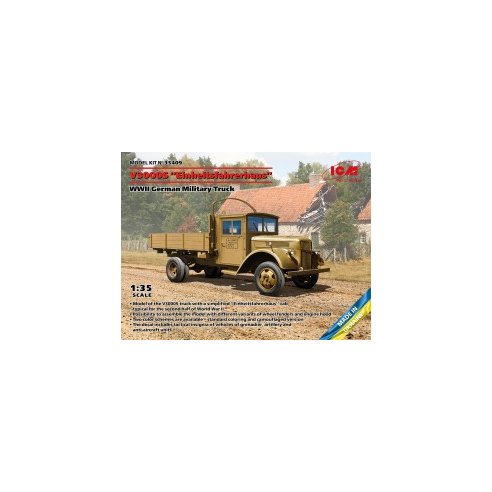 ICM 1/35 V3000S ''Einheitsfahrerhaus'', WWII German Military Truck