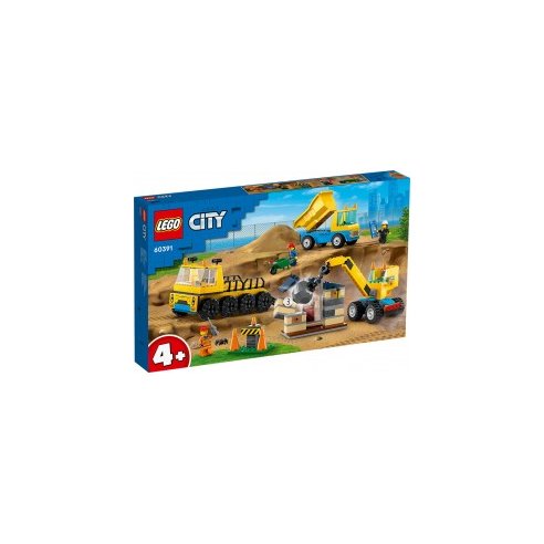 LEGO City - Camion da cantiere e gru con palla da demolizione