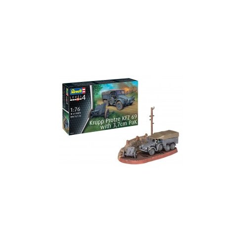 Revell 1/76 Krupp Protze KFZ 69 with 3,7cm PaK