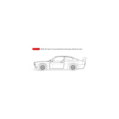 REVOSLOT Opel Kadett GT/E - White Kit Type C (circuit with rear wing)