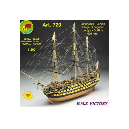 Mantua Model H.M.S. Victory - Scala 1:200 - mm 620 - il kit non contiene vele