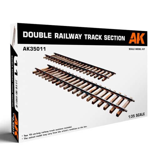 AK INTERACTIVE 1/35 Double Railway Track Section