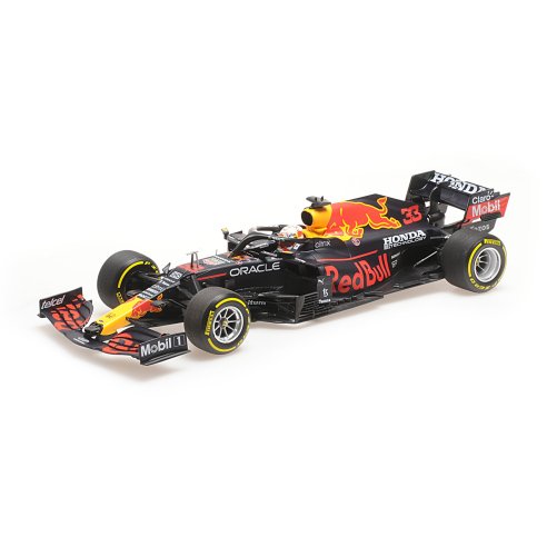 Minichamps RED BULL RB16B MAX VERSTAPPEN WINNER MEXICAN GP WORLD CHAMPION 2021 1/18