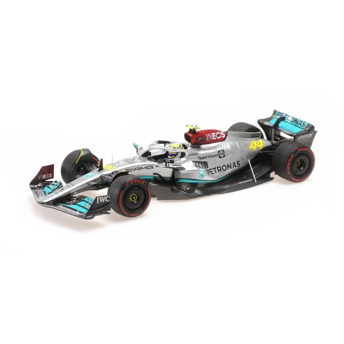 Minichamps MERCEDES AMG W13 LEWIS HAMILTON SPAIN GP 2022 1/18