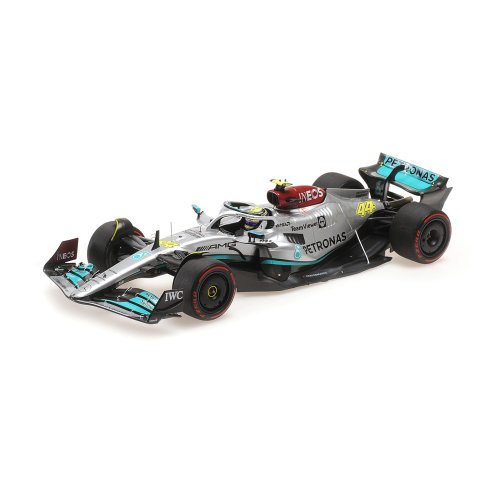 Minichamps MERCEDES AMG W13 LEWIS HAMILTON 2ND PLACE BRAZILIAN GP 2022 1/18