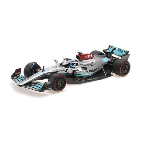 Minichamps MERCEDES AMG W13 GEORGE RUSSELL 1ST WIN BRAZILIAN GP 2022 1/18