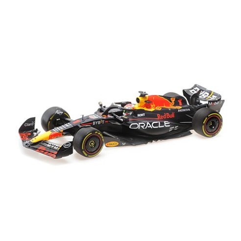 Minichamps RED BULL RACING RB19 MAX VERSTAPPEN WINNER BELGIAN GP WORLD CHAMPION 2023 1/18