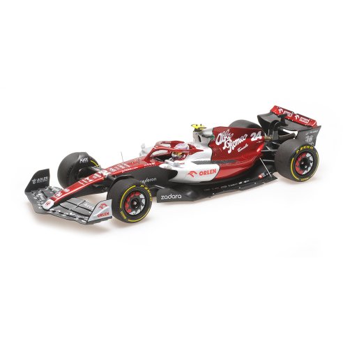 Minichamps ALFA ROMEO C42 GUANYU ZHOU BAHRAIN GP 2022 1/18