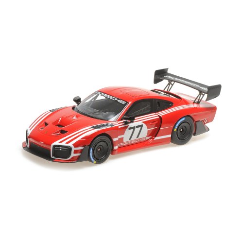 Minichamps PORSCHE 935/19 RED WITH WHITE STRIPES 2019 1/18