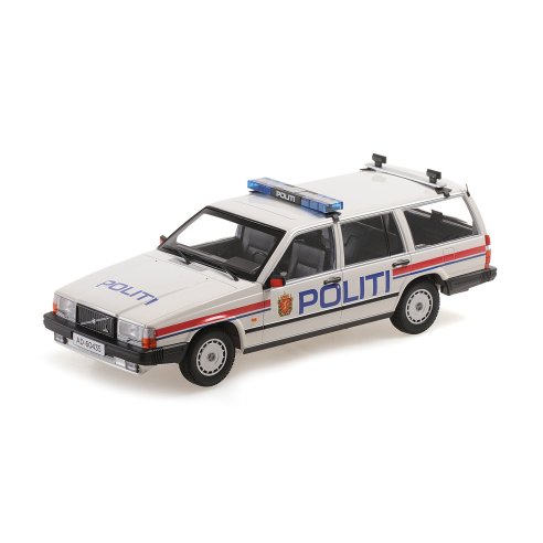 Minichamps VOLVO 740 GL BREAK POLITI NORWAY 1986 1/18