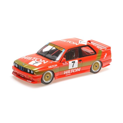 Minichamps BMW M3 SCHNITZER-BMW DIETER QUESTER 2ND MACAU GUIA RACE 1987 1/18