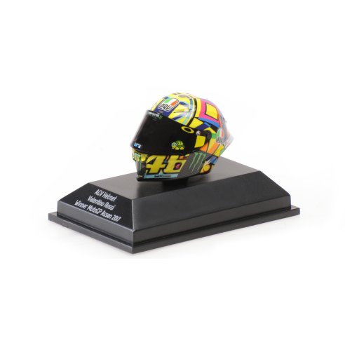 Minichamps CASCO AGV VALENTINO ROSSI WINNER MOTOGP ASSEN 2017 1/8