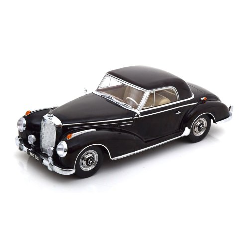 KK-Scale MERCEDES 300 SE W188 COUPE BLACK 1955 1/18