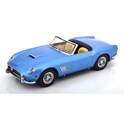 KK-Scale FERRARI 250 GT CALIFORNIA SPYDER LIGHT BLUE METALLIC 1960 WITH REMOVABLE HARDTOP 1/18