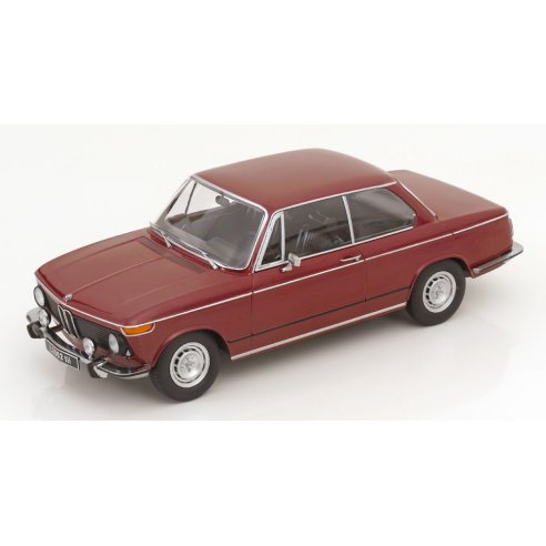 KK-Scale BMW L2002 TII 2.SERIES DARK RED METALLIC 1974 1/18