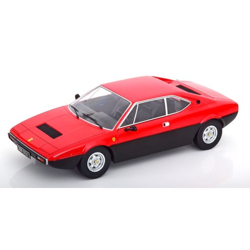 KK-Scale FERRARI 208 GT4 RED &amp; FLAT BLACK 1975 1/18