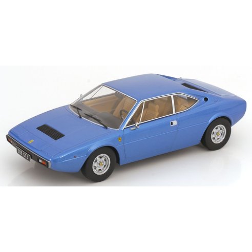 KK-Scale FERRARI 308 GT4 LIGHT BLUE METALLIC 1974 1/18