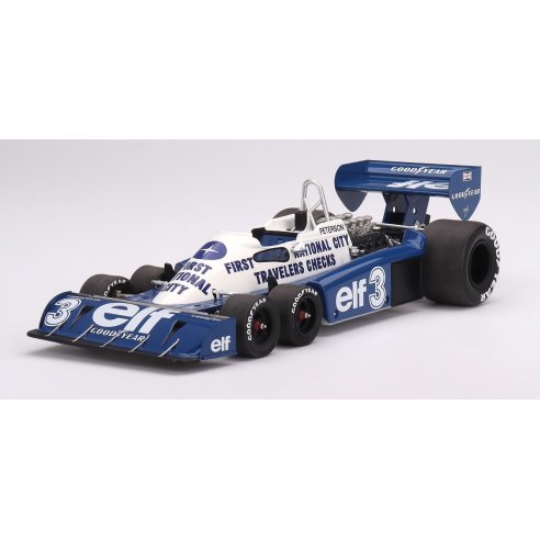 TSM Model True Scale Miniatures TYRRELL P34 #3 RONNIE PETERSON MONACO GRAND PRIX 1977 1/12