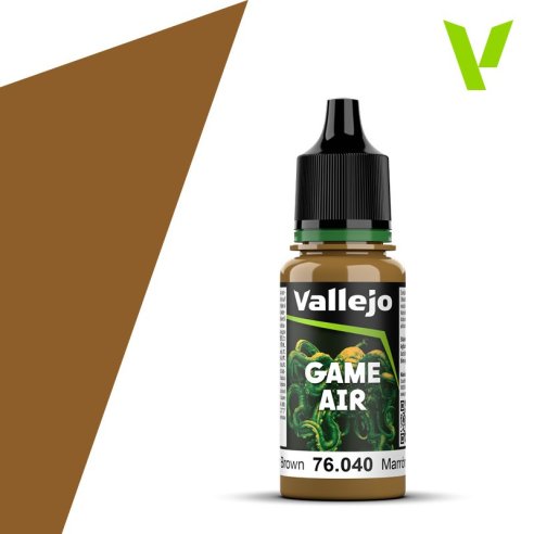 VALLEJO GAME AIR LEATHER BROWN 18 ML