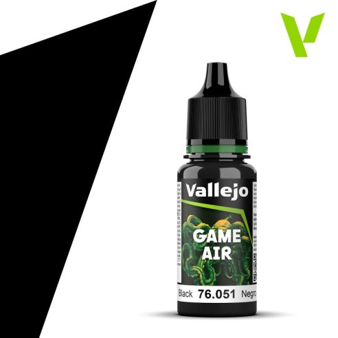 VALLEJO GAME AIR BLACK 18 ML