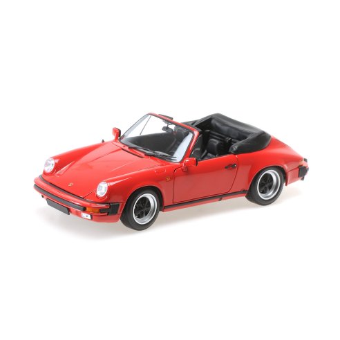 Minichamps PORSCHE 911 CARRERA CABRIOLET 3.2 RED 1983 1/18