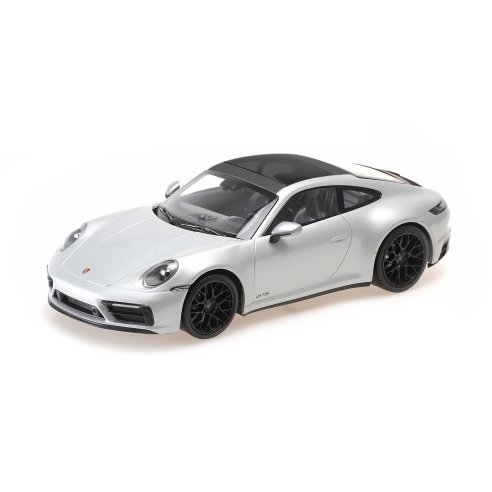 Minichamps PORSCHE 911 CARRERA 4 GTS SILVER 2020 1/18