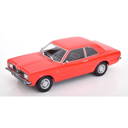 KK-Scale FORD TAUNUS GT SEDAN LIGHT RED 1971 1/18