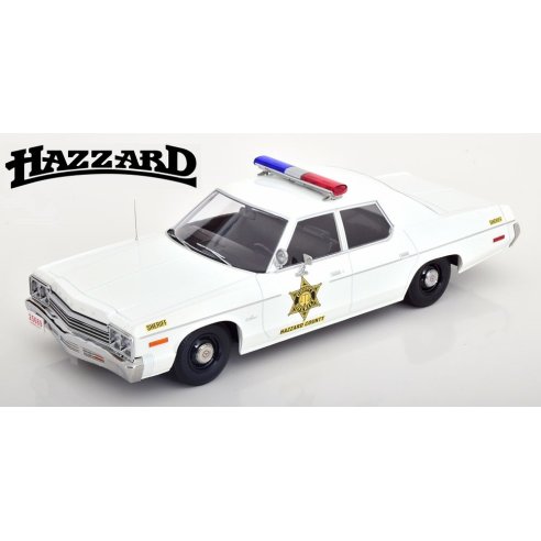 KK-Scale DODGE MONACO 1974 HAZZARD COUNTY POLICE 1/18