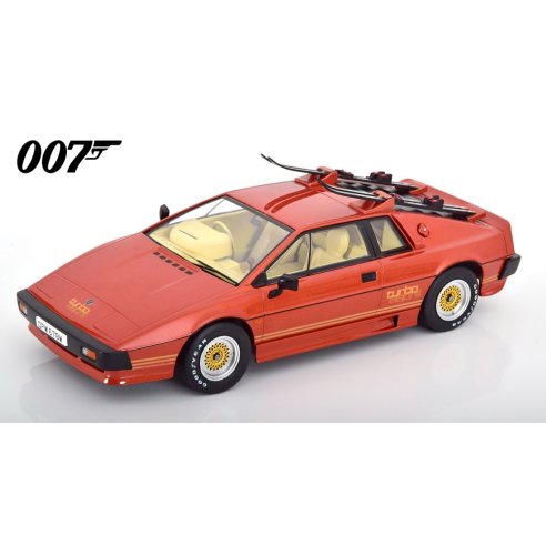 KK-Scale LOTUS ESPRIT TURBO 007 JAMES BOND MOVIE VERSION WITH SKI COPPER &amp; GOLD 1981 1/18