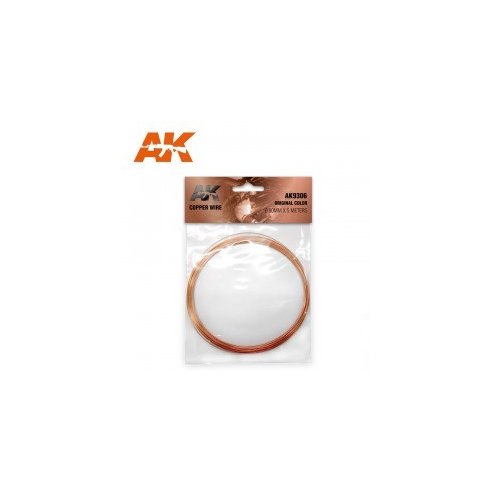 AK INTERACTIVE Copper Wire 0.60mm x 5mt Original Color