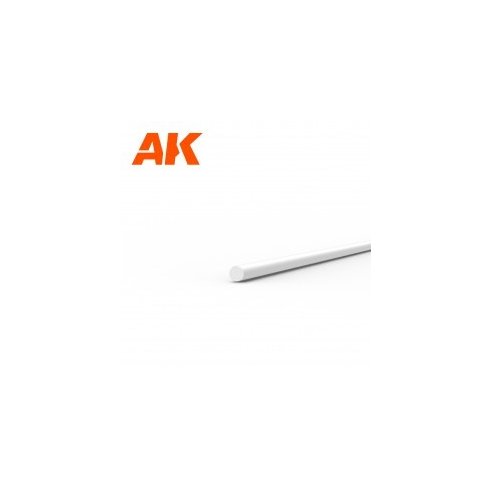 AK INTERACTIVE Rod 0.50 diameter x 350mm - STYRENE STRIP