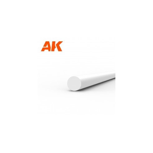 AK INTERACTIVE Rod 1.50 diameter x 350mm - STYRENE STRIP