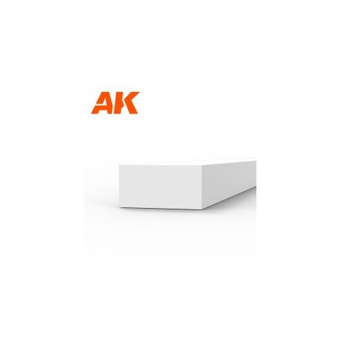 AK INTERACTIVE Strips 2.00 x 4.00 x 350mm - STYRENE STRIP