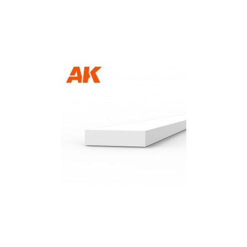 AK INTERACTIVE Strips 1.00 x 4.00 x 350mm - STYRENE STRIP