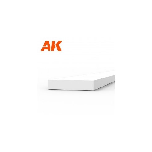 AK INTERACTIVE Strips 1.00 x 5.00 x 350mm - STYRENE STRIP