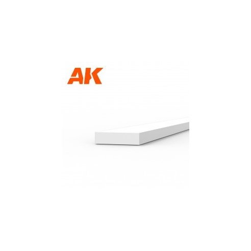 AK INTERACTIVE Strips 0.75 x 3.00 x 350mm - STYRENE STRIP