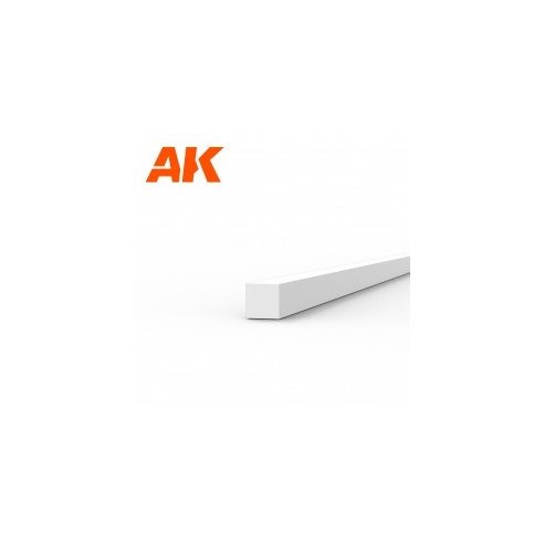 AK INTERACTIVE Strips 1.00 x 1.00 x 350mm - STYRENE STRIP