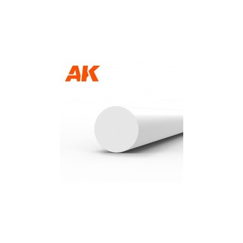 AK INTERACTIVE Rod 3.00 diameter x 350mm - STYRENE STRIP