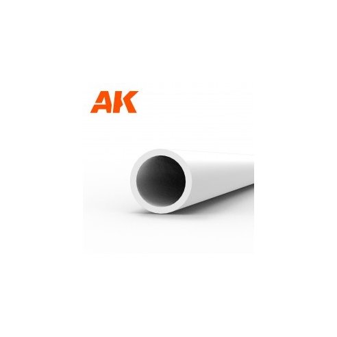 AK INTERACTIVE Hollow tube 3.00dx350mm (W.T. 0,7mm) - STYRENE STRIP