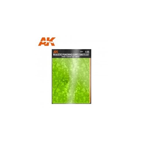 AK INTERACTIVE Punching Leaves Sheets Set (4 Units Of A4-Size Sheets)