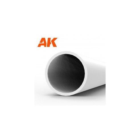 AK INTERACTIVE Hollow tube 5.00dx350mm (W.T. 0,7mm) - STYRENE STRIP