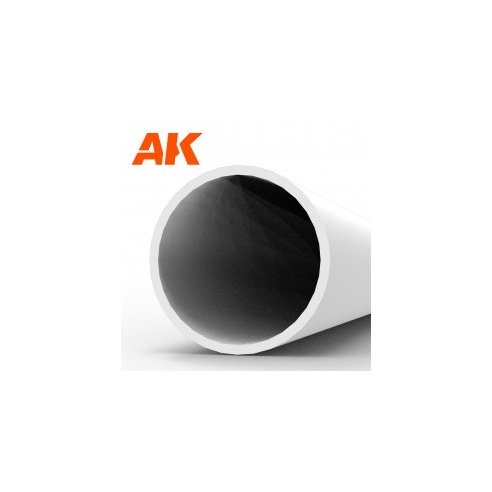 AK INTERACTIVE Hollow tube 6.00dx350mm (W.T. 0,7mm) - STYRENE STRIP