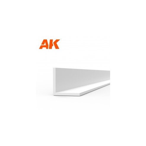 AK INTERACTIVE Angle 2.5 x 2.5 x 350mm - STYRENE STRIP