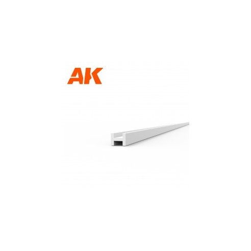 AK INTERACTIVE Beams I Shape 1.5 x 1.2 x 350mm x 4units - STYRENE